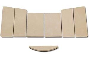 ‎KAMINXPERT Feuerraumauskleidung für Hark 57 WW Kaminöfen - Vermiculite - 7-teilig