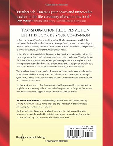 Book's Cover of Warrior Goddess Training: Companion Workbook