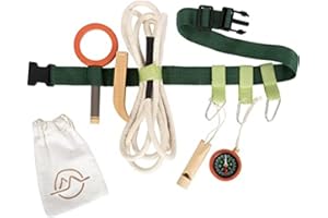 Small Foot Ceinture D'exploration Discover, D'extérieur pour La Nature, Enfants À Partir De 3 Ans, 12337 Jouets, Multicolore, S EU