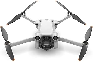 DJI Mini 3 Pro lekki, składany dron z kamerą wideo 4K/60 kl./s, 48 MP, czas lotu 34 min, omijanie przeszkód, (bez pilota zdalnego sterowania) automatyczny powrót, dla początkujących