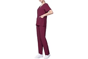 Dressnu Scrubs set sjuksköterskedräkt tunn vår och sommar stretchiga snabbtorkande overaller