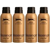 Slazenger Active Sport Gold Deo 150 ml - Men's Deodorant X 4 Pieces P04705