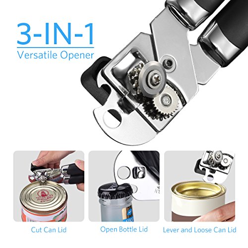 CAMAC-in Manuelle Dosenöffner und Kapselheber mit Edelstahl scharfe Klinge - 3