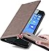 Produktbild Cadorabo Hülle für Nokia Lumia 650 - Hülle in Kaffee BRAUN – Handyhülle mit Magnetverschluss, Standfunktion und Kartenfach - Case Cover Schutzhülle Etui Tasche Book Klapp Style
