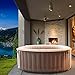 Produktbild Whirlpool MSpa aufblasbar für 4 Personen SPA Ø180cm 4 Hydrojets 118 Massagedüsen Timer Heizung Bubble Spa Wellness Massage In-Outdoor Pool