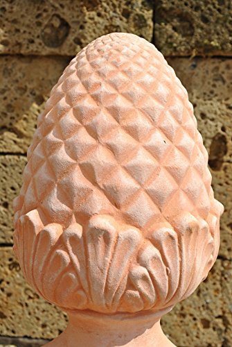 Pinienzapfen,neues Modell,Terracotta,hell,frostfest,28cm - 3