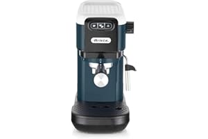 Ariete 1399 Macchina da caffè espresso Snow White, Per polvere e cialde ESE, 1300 W, Capacità 1,1L, 15 bar di pressione, Filtro 1, 2 tazze e cialda ESE, Cappuccino, Bianco