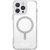 iPhone 16 Pro Max i&ccedil;in Magsafe İle Uyumlu Kılıf Şarj &Ouml;zellikli Şeffaf Airbag Tasarımlı Skinarma Saido Şeffaf