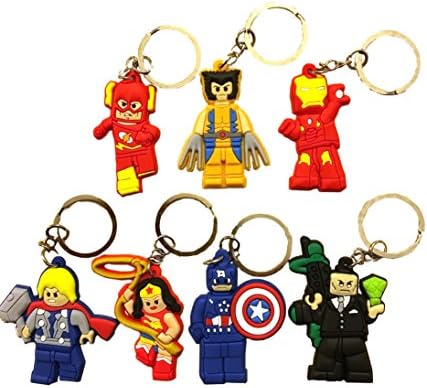 Lego Movie 42 Piece Keychain / Party Bag / Favour / Keyring / Bag Charms