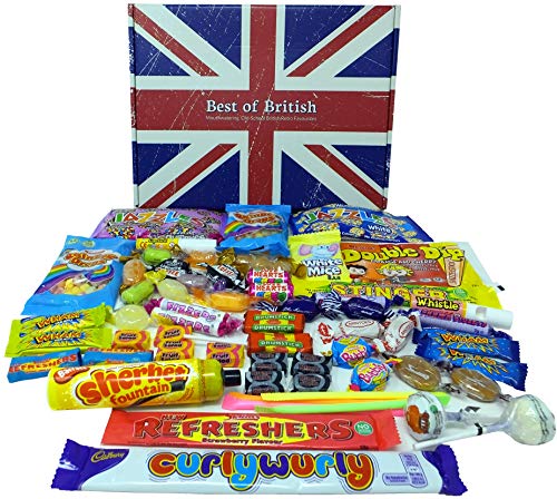 Best of British Gift Box of Retro Sweets: 100% Made in Britain