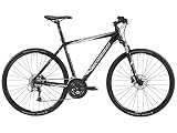  Bergamont - Bicicleta de trekking Helix 7.0 Hombre Cross Negro/Blanco 2016, color , tamaño 56cm (178-186cm)