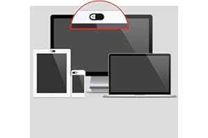 Swiftswan 3PCS / Set ovale Webcam-Abdeckung Shutter Magnet Slider Kunststoff-Kameraabdeckung für Web-Laptop PC Tablet Privatsphäre