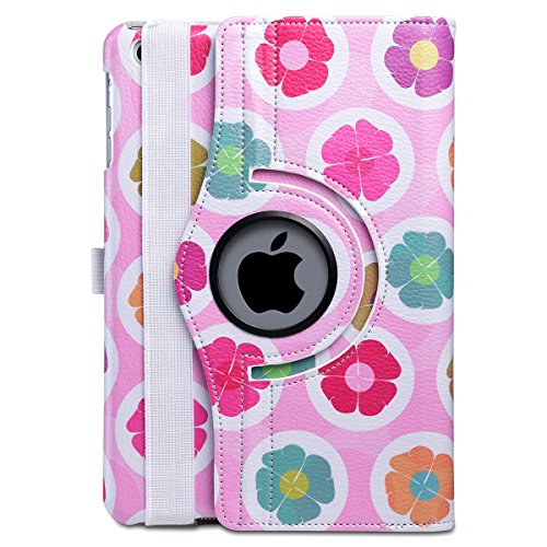 iPad Mini Hülle, iPad Mini Case ULAK 360 PU Leder Tasche Flip Case für Apple iPad Mini 1/2/3 mit Ständerfunktion Auto Sleep/Wake-Funktion und Stift Slot (Klee) - 8