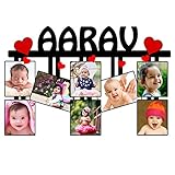 Unique Stuff Personalized Photo Name Collage Letter (Multicolour)