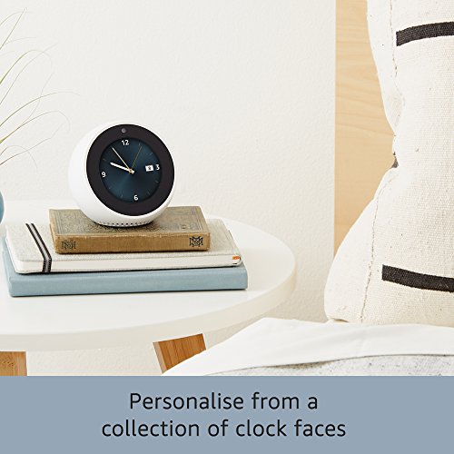 Amazon Echo Spot, Smart Alarm Clock with Alexa Black ergonomicsblog