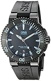 ORIS HERREN-ARMBANDUHR 43MM SCHWARZ SCHWEIZER AUTOMATIK ANALOG 73376534725RS