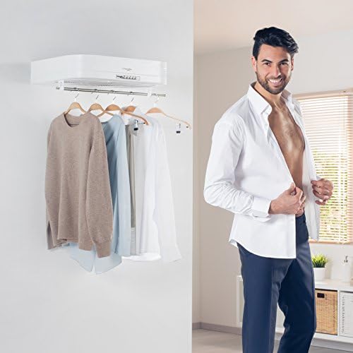 SCIUGARELLA ST – the new air laundry dryer – it can dry up to 7kg of laundry in only 60cm – With Sciugarella you can say goodbye to your drying rack and your iron.