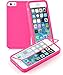Produktbild Cadorabo - TPU Silikon Schutzhülle (Full Body Rund-um-Schutz auch für Das Display) für > Apple iPhone 5 / iPhone 5S / iPhone SE < in HOT-PINK