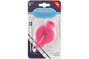 SCRAPBOOK ADHESIVES Toga E- Z Runner Refill, Squares Permanent, Clear, One Size