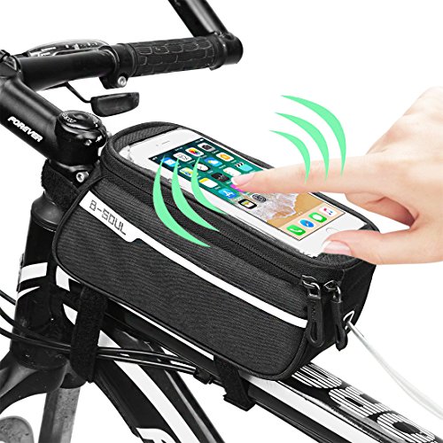ProHomer Bolsa Bicicleta, Bolsa Tubo Bicicleta Bolsa Marco Ciclismo Resistente al Agua Bici Bolso Pantalla