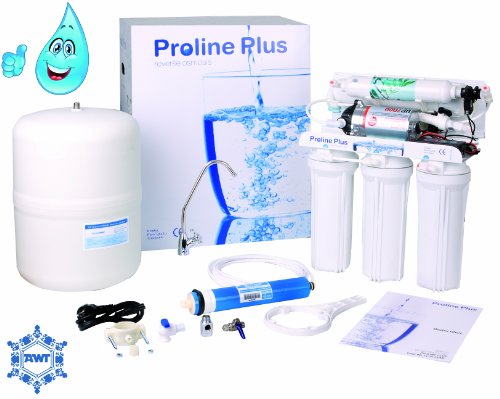 Avoca ósmosis inversa Bomba 5 etapas Undersink sistema de filtro de agua de 50 GPD (flouride Remover)