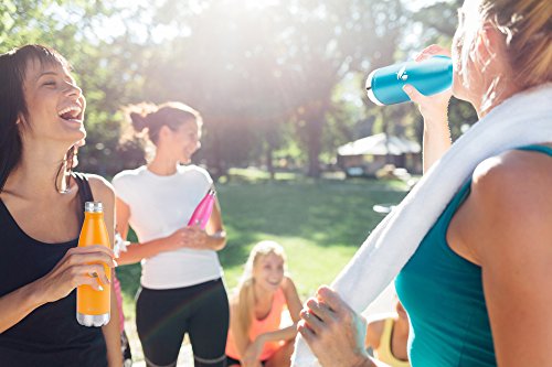 Aorin 500ml-17oz&750ml-24oz Doppelwandige Vakuum-isolierte Edelstahl-Trinkflasche, um Ihre Getränke heiß und kalt zu halten Ideal für Outdoor-Sport Camping Mountainbike. - 7