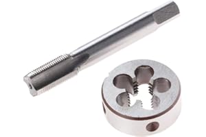 MonLiya NEU 14 mm 14 X 1 links Hand Gewindebohrer und Schneideisen Set(M14 x 1 mm)