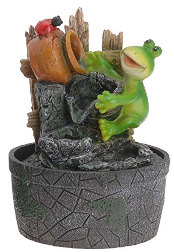 Zimmerbrunnen Frösche 19cm 4