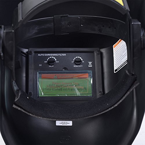 Automatik Schweißmaske Solar Schweißhelm Schweißschirm Schweißschild 7 Farbewahl (Modell 4) - 6