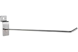 REFURBISHHOUSE 25 x Anzuelos Individuales de tableros de Clavijas de Suspension de Tienda 200 mm