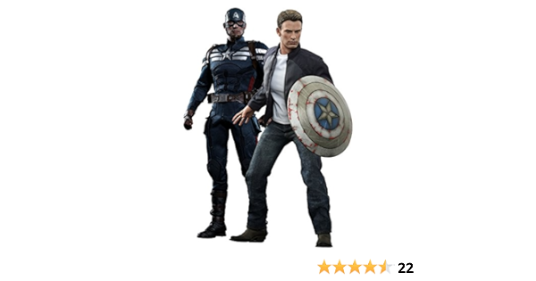 Hot Toys Movie Master Piece Captain America The Winter Solider Captain America Steve Rogers Amazon De Spielzeug