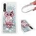 Produktbild Everainy Kompatibel für Huawei P30 Hülle Silikon 3D Flüssig Glitzer Durchsichtig Stoßstange Gummi Cover Huawei P30 Liquid Stoßfest Hüllen Handyhülle Schutzhülle (Eule 1)