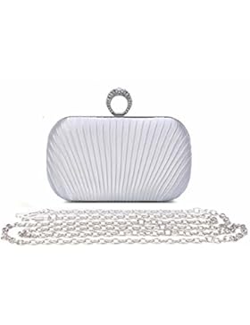 Frauen Abendtaschen Elegant Handtaschen Henkeltaschen Abend Clutches Beutel Kettentaschen für Nachtklub Partei...