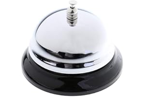 TEMPO DI SALDI Sonnette de Table Brillante en métal pour la réception à l'hôtel Hotel Restaurant