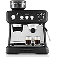 Sunbeam EM5300K Barista Max Coffee Machine | Automatic Espresso, Latte & Cappuccino Coffee Maker With Integrated Bean Grinder & Steam Milk Frother | 15 Bar Italian Pump | Black