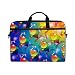 Produktbild Stilvolle Aktentasche Laptoptasche 15 Zoll mit Schultergurt für Männer und Frauen Bunte Kunst Fisch