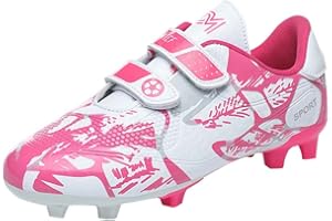 TOOPERZE Boys Football Boots Kids Girls Shoes Soccer Athletics Trainers Sport Shoes Running Shoes Teenager Outdoor Football Shoes Sneakers for Unisex