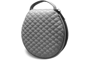 MeiYeAE Tragbarer CD Player Tasche 20 KapazitäT CD Hülle Rund DVD AufbewahrungshüLle CD Organizer mit Reisverschluss Mikrofaserleder Disc-Geldbörse CD Beutel für Auto Büro Aufbewahrung Grau