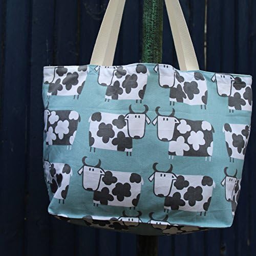 Silly Cow Print Beach Bag or Shopping Bag