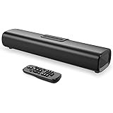 EnjoyNest Soundbar per TV, 50 Watt, piccola soundbar con connessione Bluetooth/ottica/AUX/HDMI ARC, altoparlanti soundbar da 