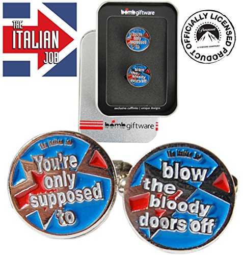 Preisvergleich Produktbild The Italian Job - Blow The Bloody Doors Off Cufflink Set