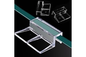 PSSOPP Hffheer Juego de 20 Clips universales para Tapa de Cristal de Acuario para Acuario sin Borde