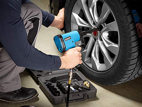 Monzana Druckluft Schlagschrauber | 17tlg Set | 340 Nm | Tragekoffer | weiteres Zubehör | Schrauber Druckluftschrauber – Bild 3