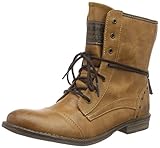 Schnürsenkel Mustang Damen Kurzschaft Stiefel, Braun (307 cognac), 40 EU (6.5 Damen UK)