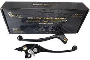 LE LEFOSSI Leva del freno della frizione del motociclo robusta e durevole Compatibile con Honda CBR 600 F1/F2/F3/F4/F4i 1987-2007 CBR 900 RR 1993-1999 CB 900 919 Hornet 2002-2006 CB 600 Hornet 1998-2006 Black
