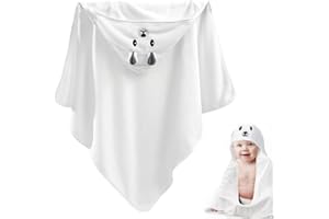 EIOURVY Asciugamano con Cappuccio, Telo Bagnetto, Accappatoio, Telo Bagno Morbido e Assorbente, salvietta/Asciugamano 0-5 Anni