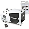 Power Dynamics Beamz ICE1800 Low Fog Machine with Smoke Fluid, High-Performance Ground Level Effect, Ideal Dry Ice Alternative for Events, Parties, Stage Performances and Weddings