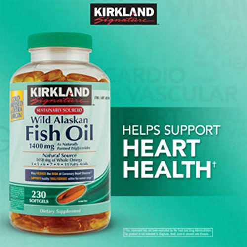 24 OFF on Kirkland Signature Wild Alaskan Fish Oil 1400 Mg 230