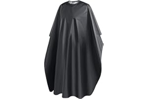 BLOMBLAUM Mantellina parrucchieri per taglio e tintura, mantello barbiere impermeabile regolabile, mantella per barbiere e salone, mantelle taglio parrucchieri uso professionale e domestico