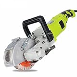 Ancho de la ranura ajustable JIAN YA NA 220 V Eléctrica Pared Chaser Groove máquina de corte ranuradora de pared 4KW 33MM